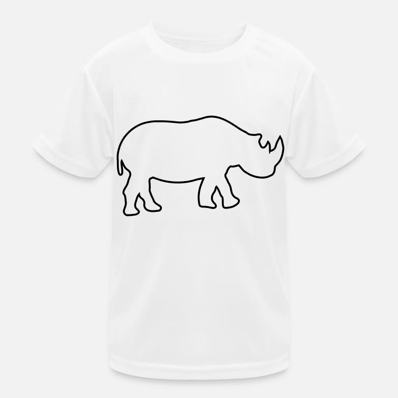 nashorn Kinder Funktions-T-Shirt
