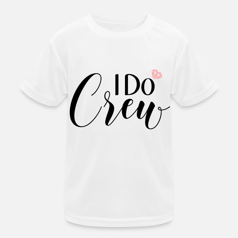 I Do Crew Kinder Funktions-T-Shirt