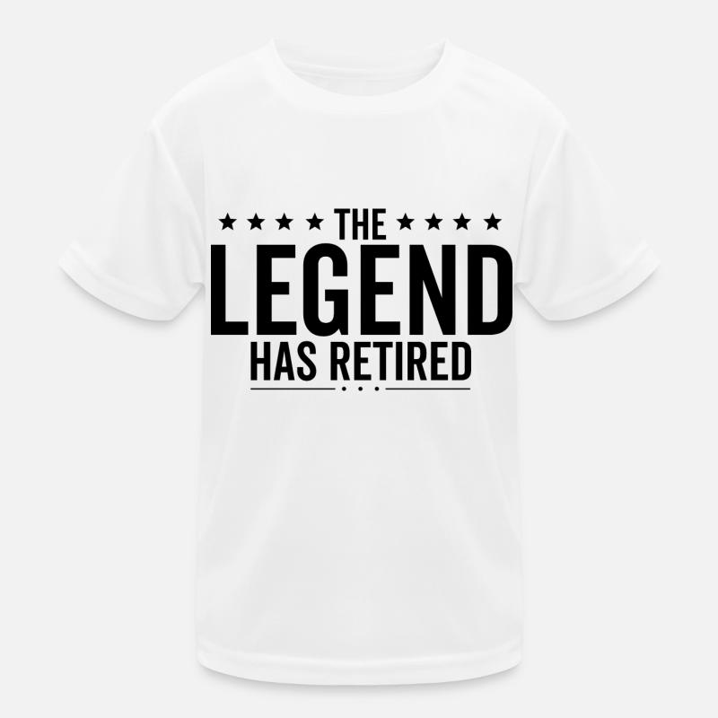 La légende a pris sa retraite T-shirt sport Enfant