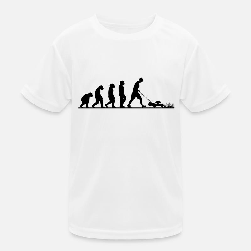 EVOLUTION RASENMÄHEN Kinder Funktions-T-Shirt