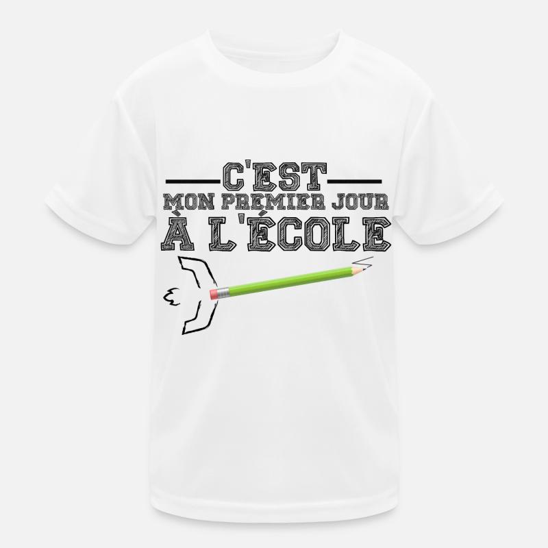 c'est mon premier jour à l'école T-shirt sport Enfant