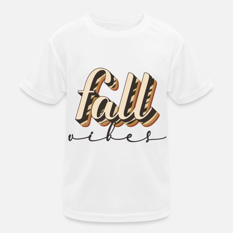 Fall Vibes Kids Functional T-Shirt