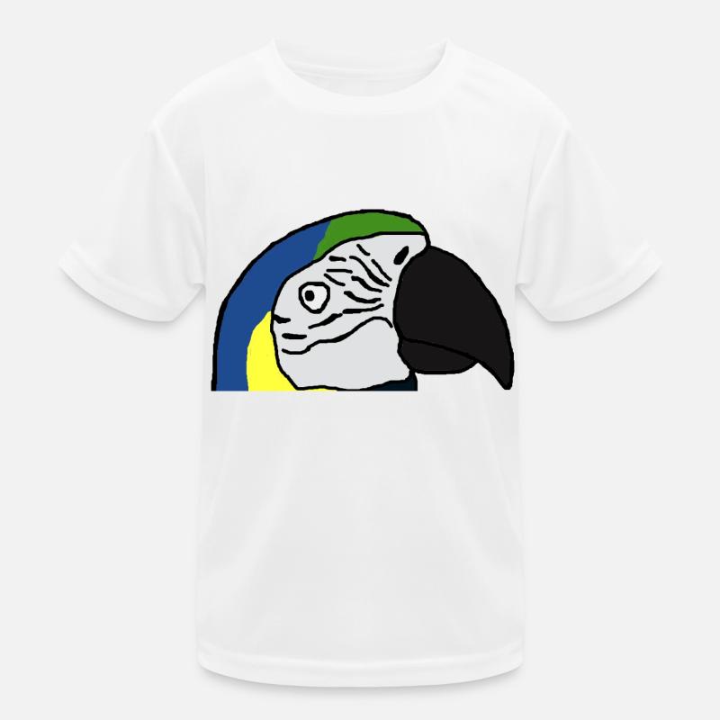 blue macaw Kids Functional T-Shirt