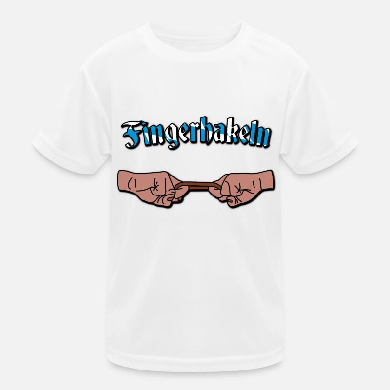 Fingehakeln Kinder Funktions-T-Shirt