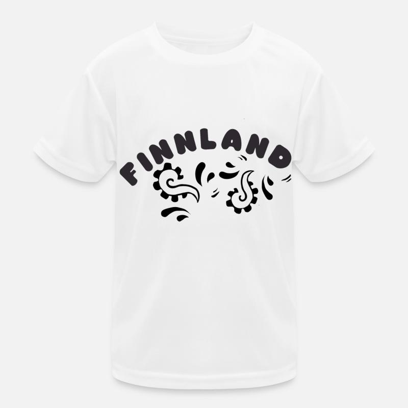 Finlande T-shirt sport Enfant