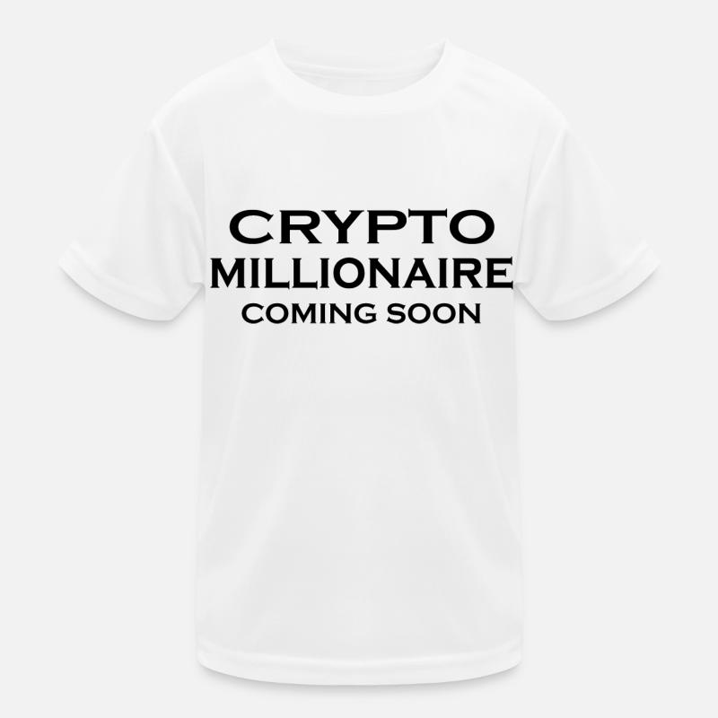 Crypto Bitcoin Trading Kids Functional T-Shirt