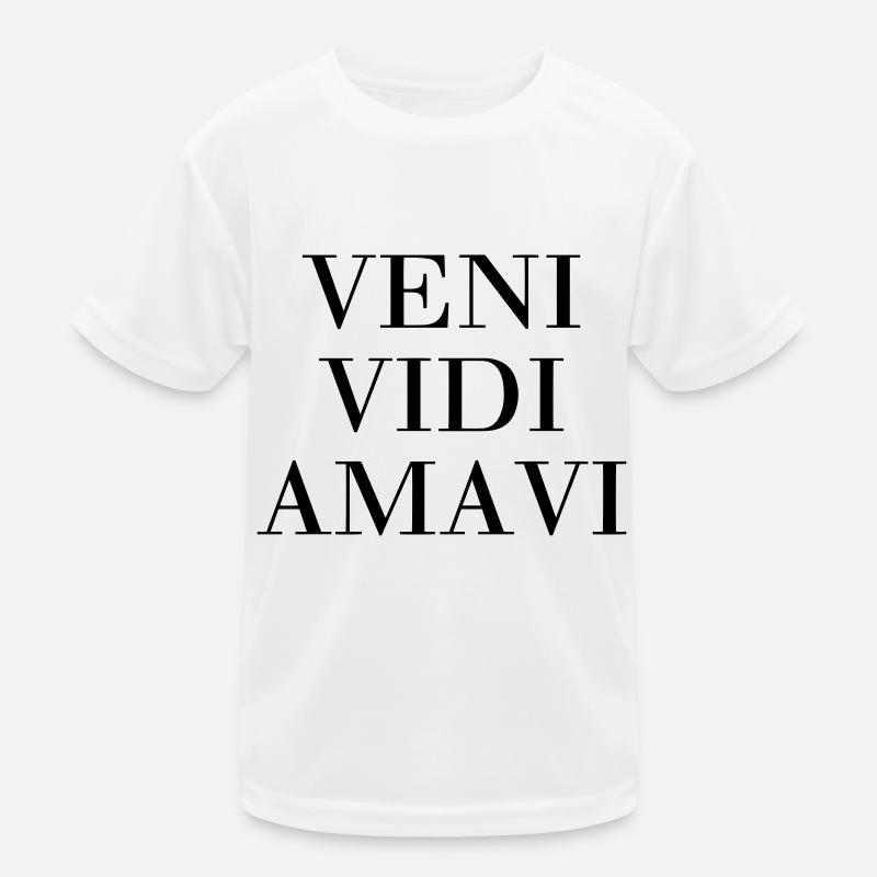 Veni Vidi Amavi Kinder Funktions-T-Shirt