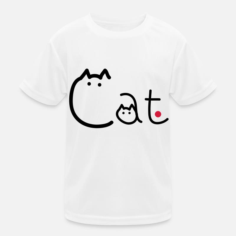 Chat écrit chez les chats T-shirt sport Enfant