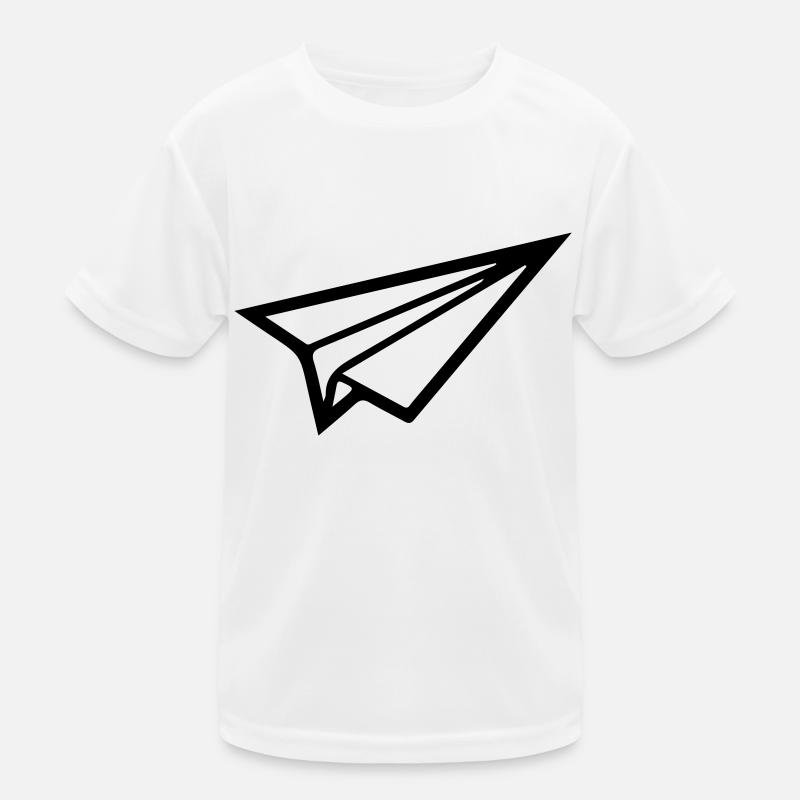 Paper Airplane 01 Kids Functional T-Shirt