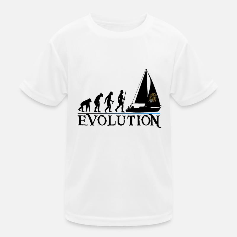 Evolution version noir T-shirt sport Enfant