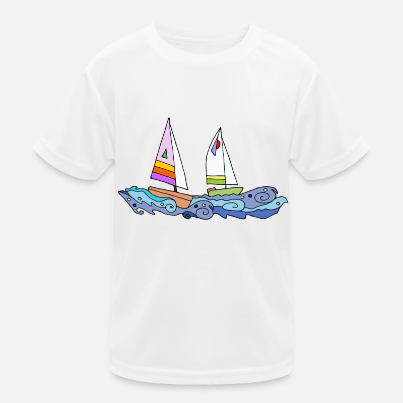 Zeilboten Functioneel T-shirt voor kinderen