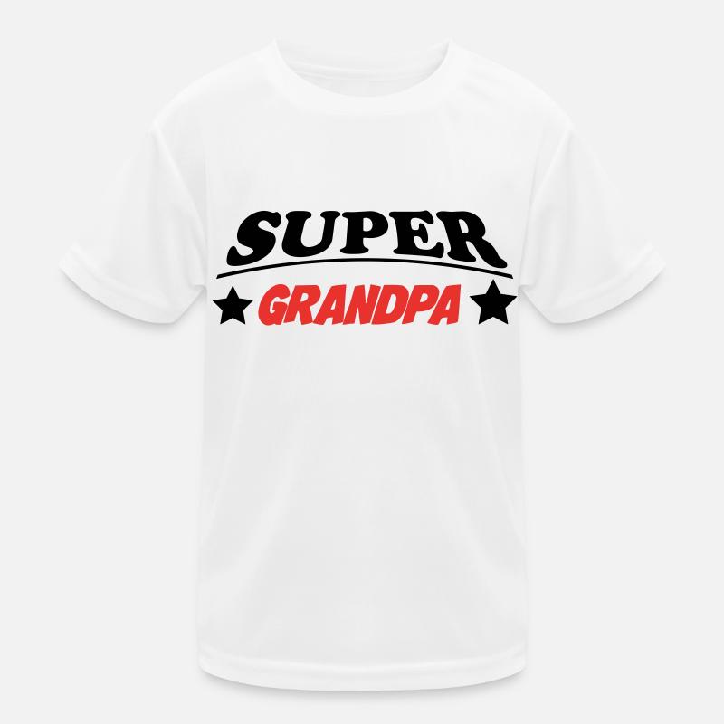 PAPI OPA OPA GROSSVATER OPA ABUELO - Kinder Funktions-T-Shirt - Weiß