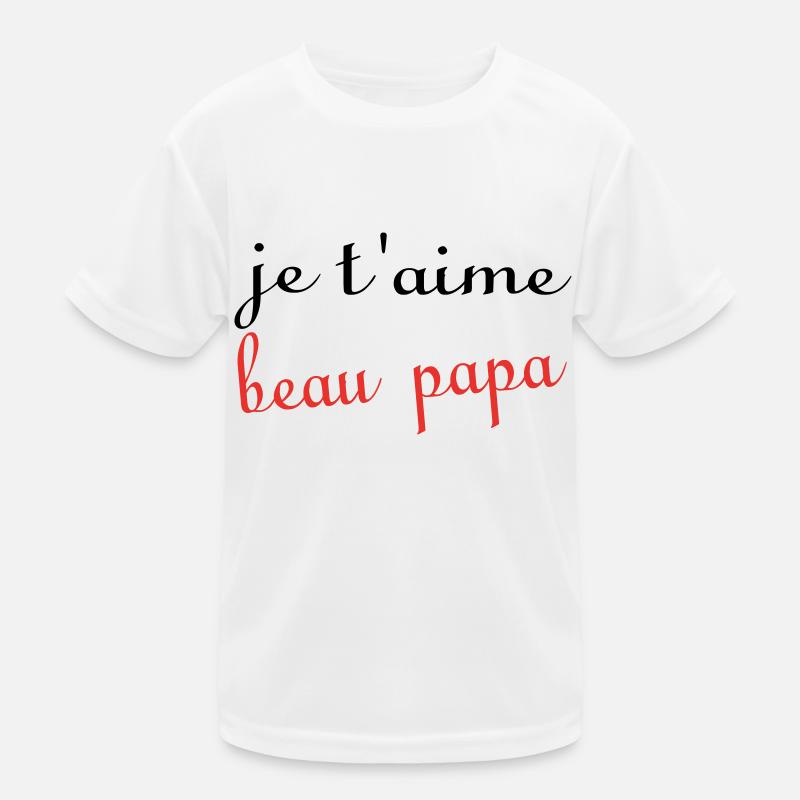 I love you stepdad Kids Functional T-Shirt