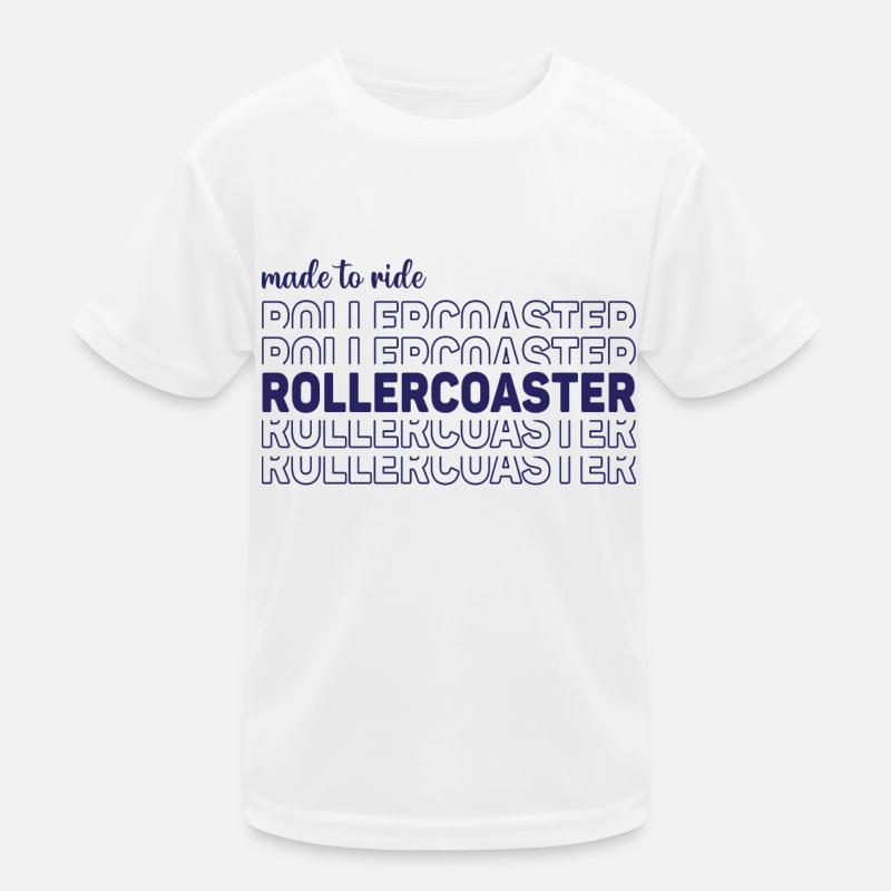 Made to ride rollercoaster Kinder Funktions-T-Shirt