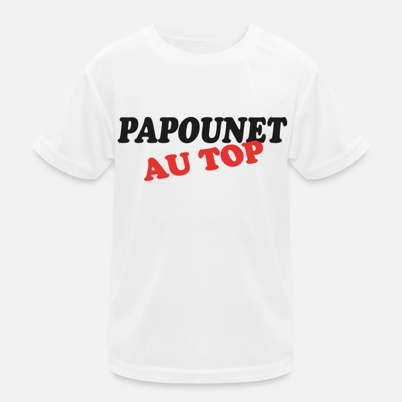 PAPUUNET AT THE TOP Kids Functional T-Shirt