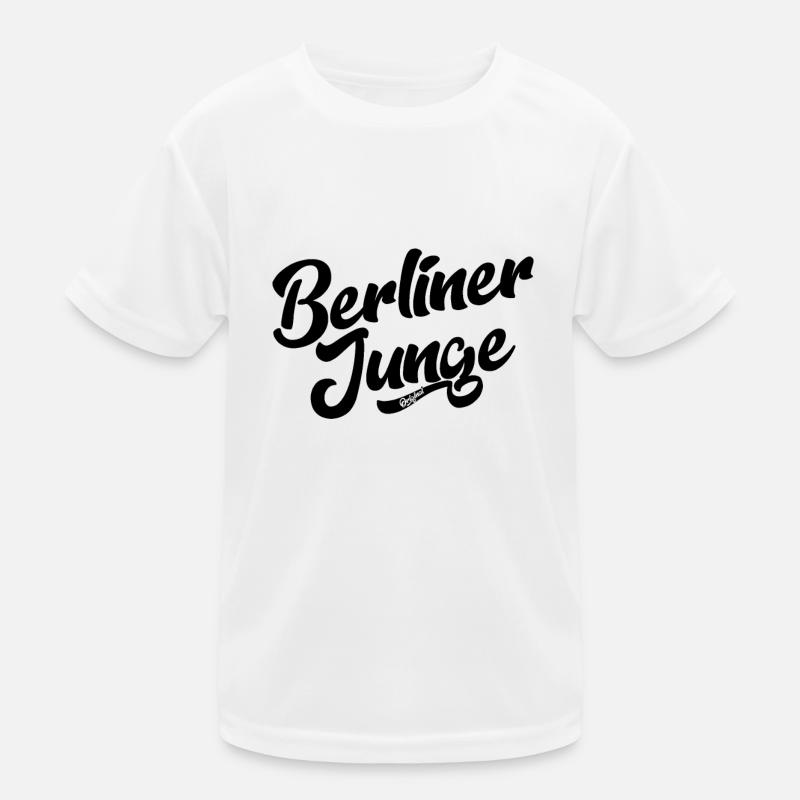 Berliner Junge - Cooler Spruch - Berlin - Germany Kinder Funktions-T-Shirt