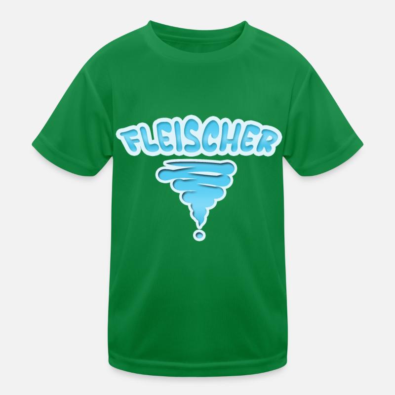 Beruf Fleischer Kinder Funktions-T-Shirt