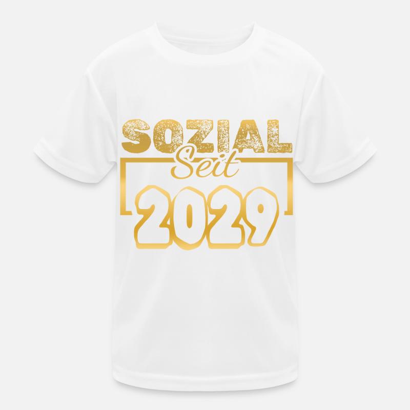 seit 2029 Kinder Funktions-T-Shirt