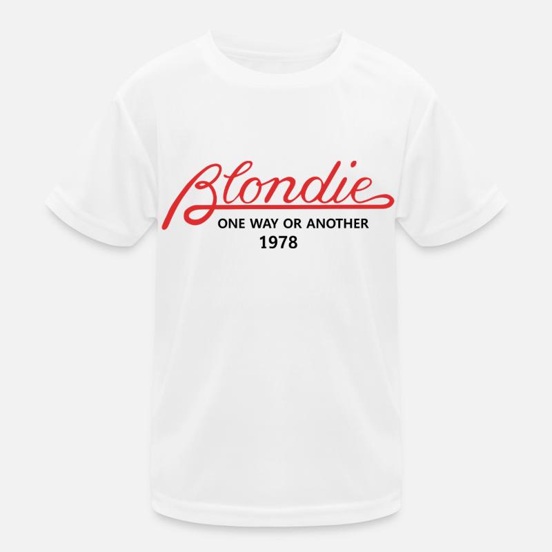 Blondie - Kinder Funktions-T-Shirt - Weiß