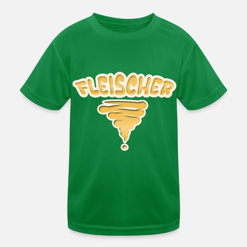 Beruf Fleischer Kinder Funktions-T-Shirt