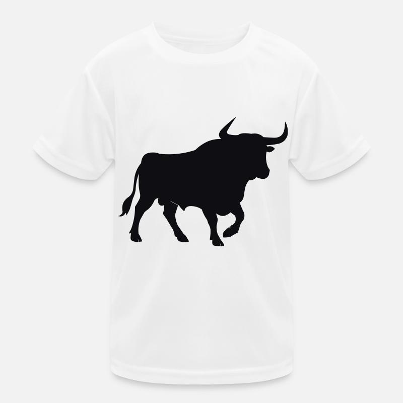 stier Kinder Funktions-T-Shirt