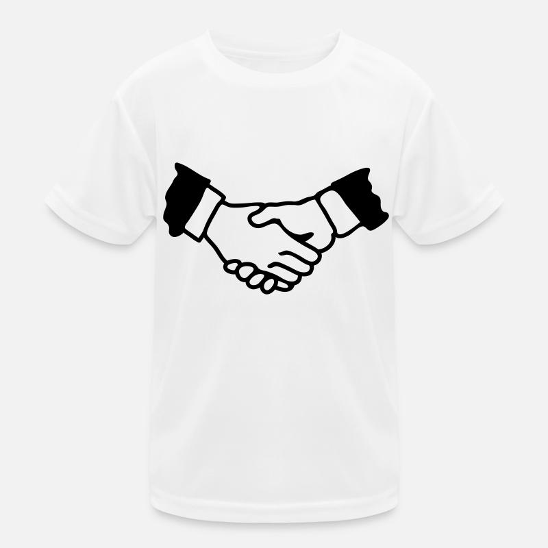 Poignée de main - Line T-shirt sport Enfant