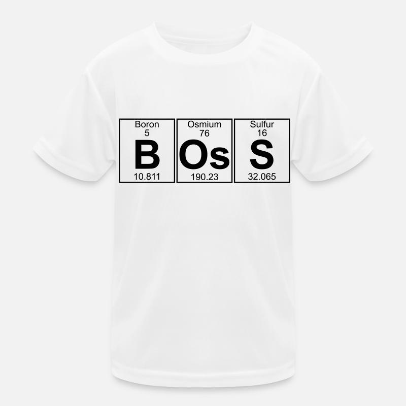 B-Os-S (boss) - Full Kinder Funktions-T-Shirt