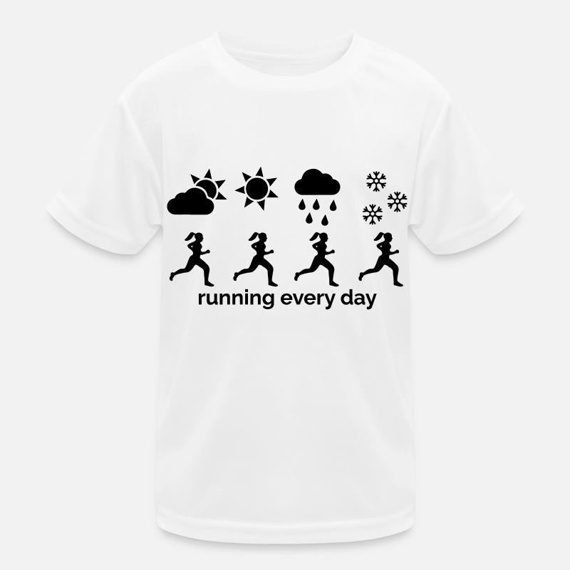 Running every day Kids Functional T-Shirt