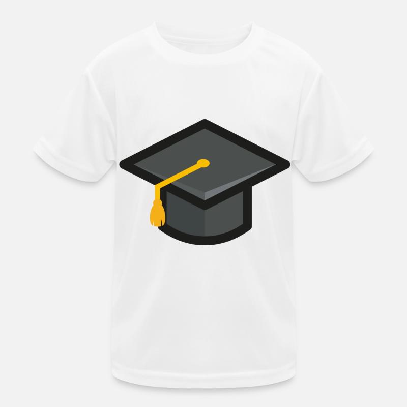Abschluss Hut Schulabschluss Abschlussfeier Kinder Funktions-T-Shirt