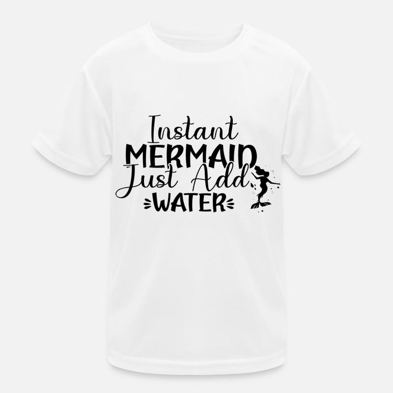 Sirène instantanée Il suffit d’ajouter de l’eau T-shirt sport Enfant