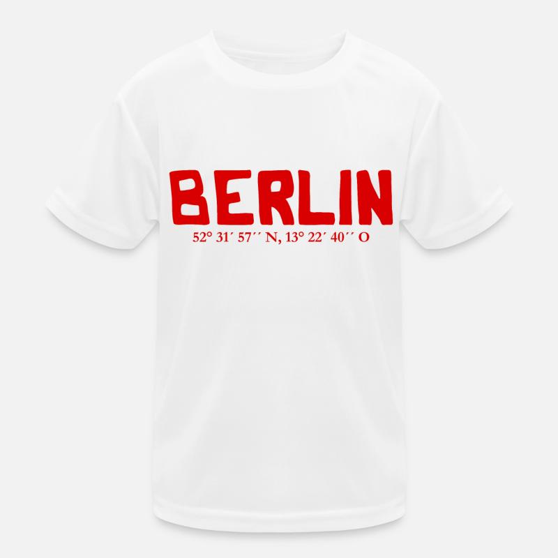 Coordonnées de Berlin - Latitude - Longitude T-shirt sport Enfant