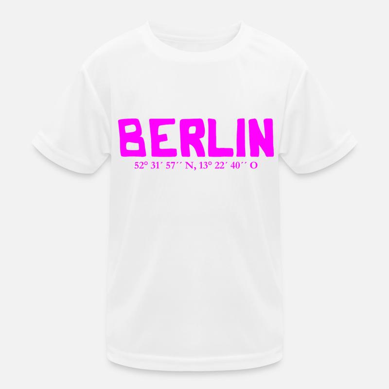 Coordonnées de Berlin - Latitude - Longitude T-shirt sport Enfant