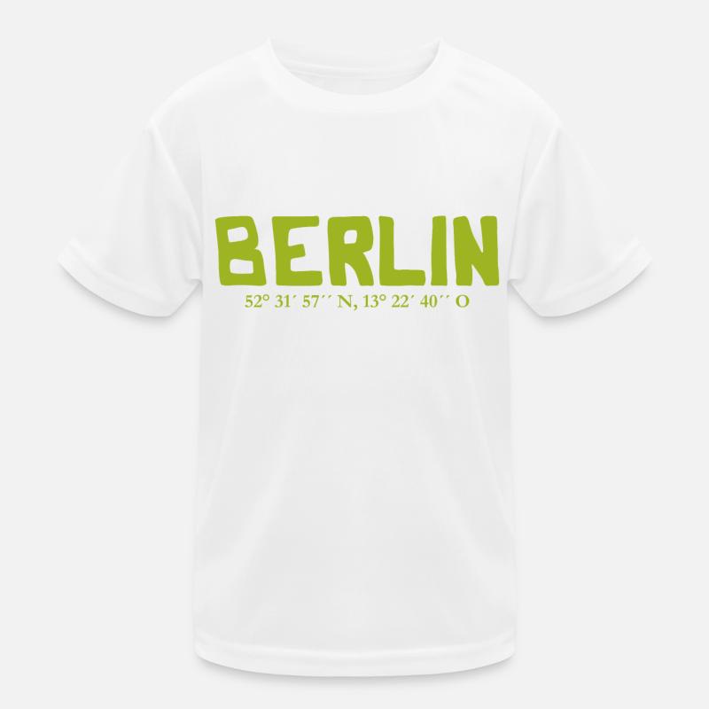 Coordonnées de Berlin - Latitude - Longitude T-shirt sport Enfant