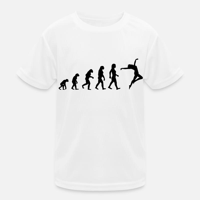 Evolution Frau Tanzen Kinder Funktions-T-Shirt