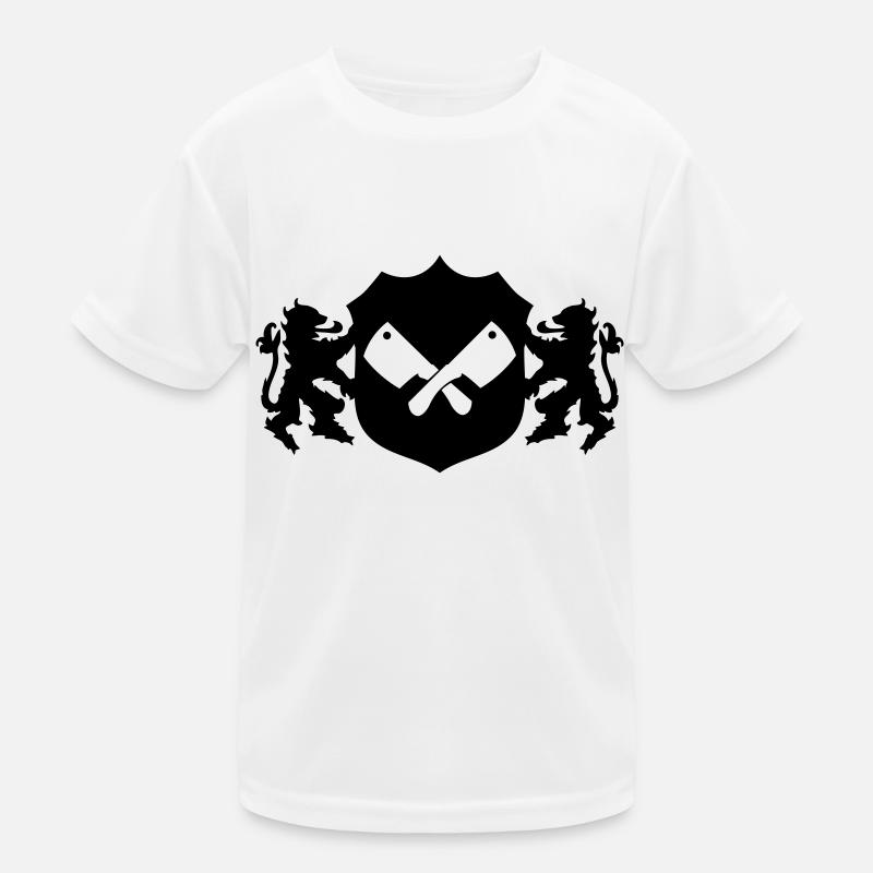 Metzger Wappen Kinder Funktions-T-Shirt