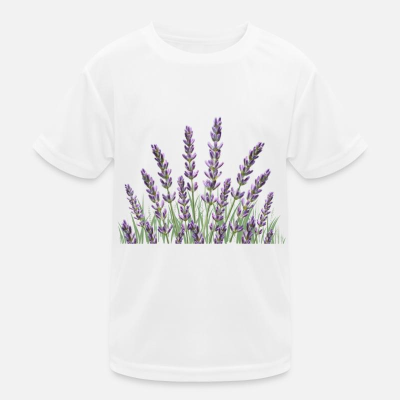 Lavendelhalme Lavendel Kinder Funktions-T-Shirt