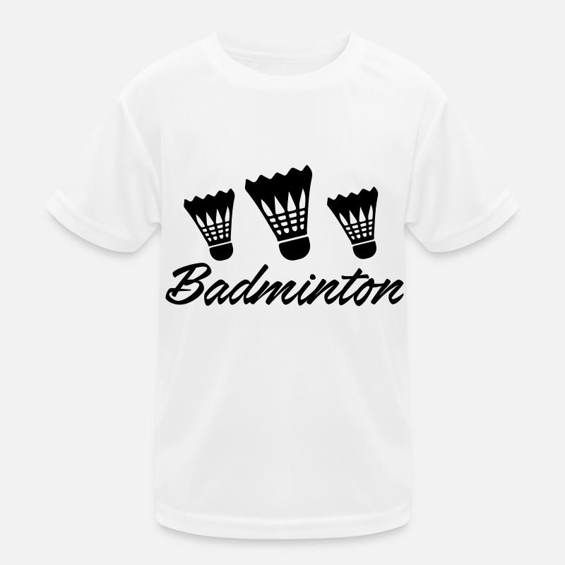 badminton Kinder Funktions-T-Shirt