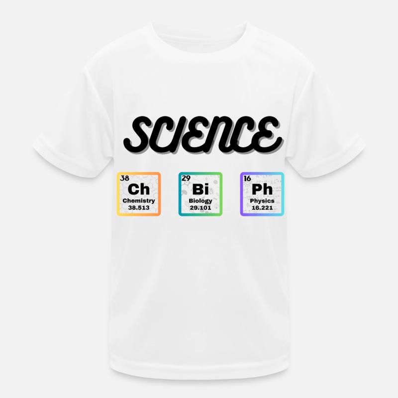 Science Wissenschaft Kinder Funktions-T-Shirt