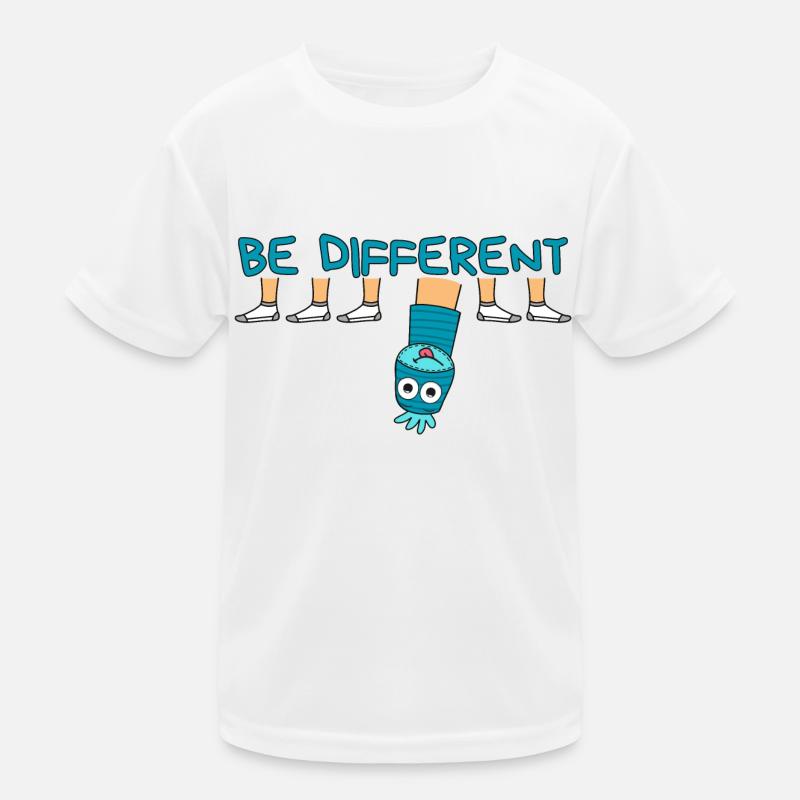 BE DIFFERENT Socke / Sei anders Socke Kids Functional T-Shirt
