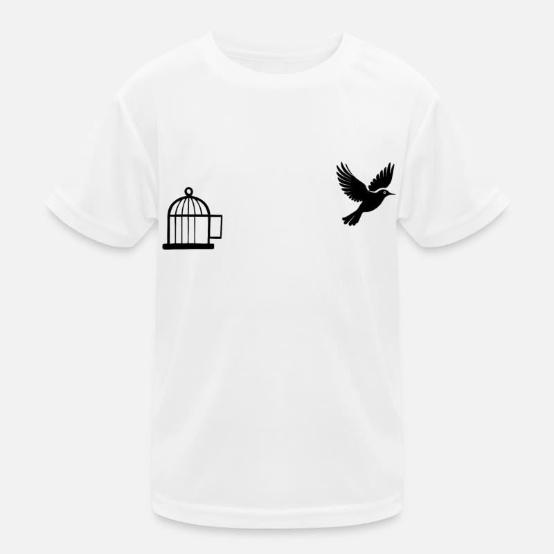 Vogelfrei - Oiseau de la liberté T-shirt sport Enfant