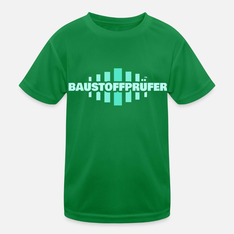 Beruf Baustoffprüfer Kinder Funktions-T-Shirt