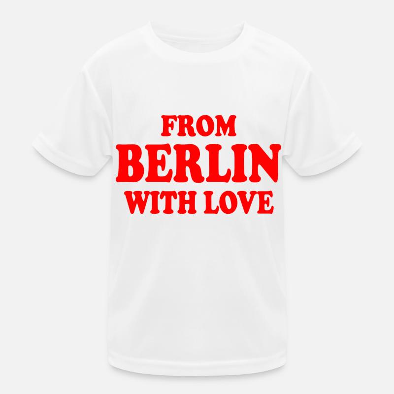 From berlin with love Kinder Funktions-T-Shirt