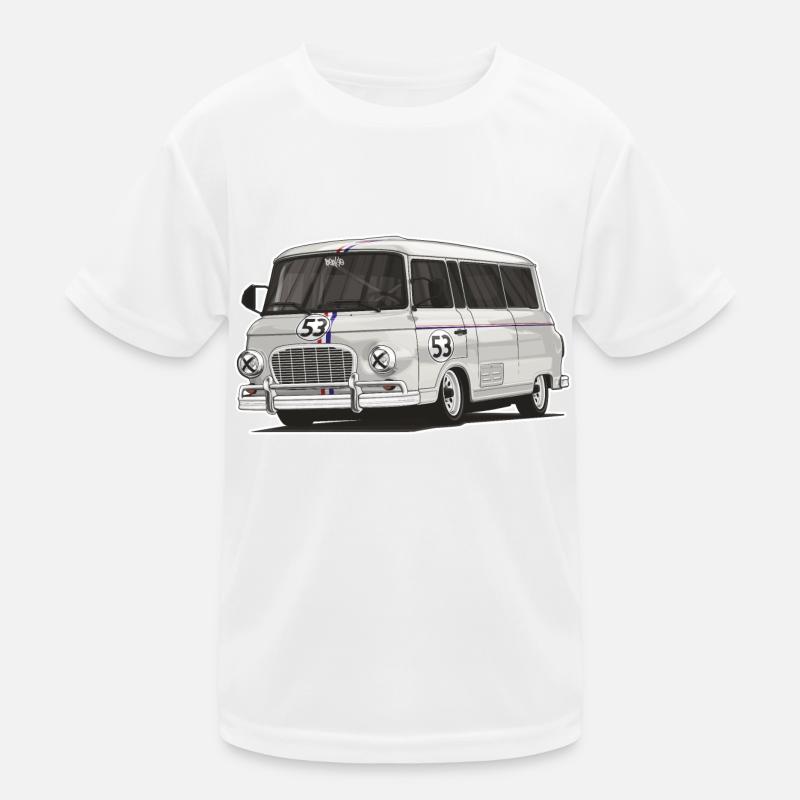 Barkas B1000 // Illustration - Kinder Funktions-T-Shirt - Weiß