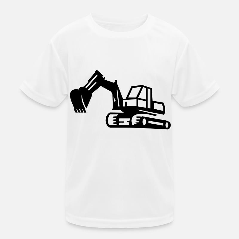 Bagger Kinder Funktions-T-Shirt