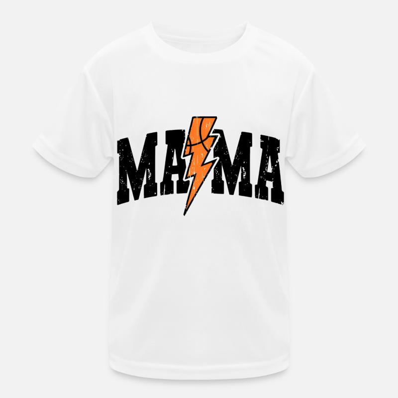 Basketball Mama Blitz Design Kinder Funktions-T-Shirt