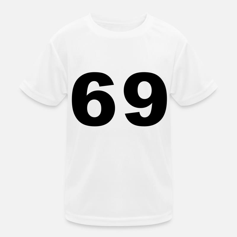 Number - 69 Kinder Funktions-T-Shirt