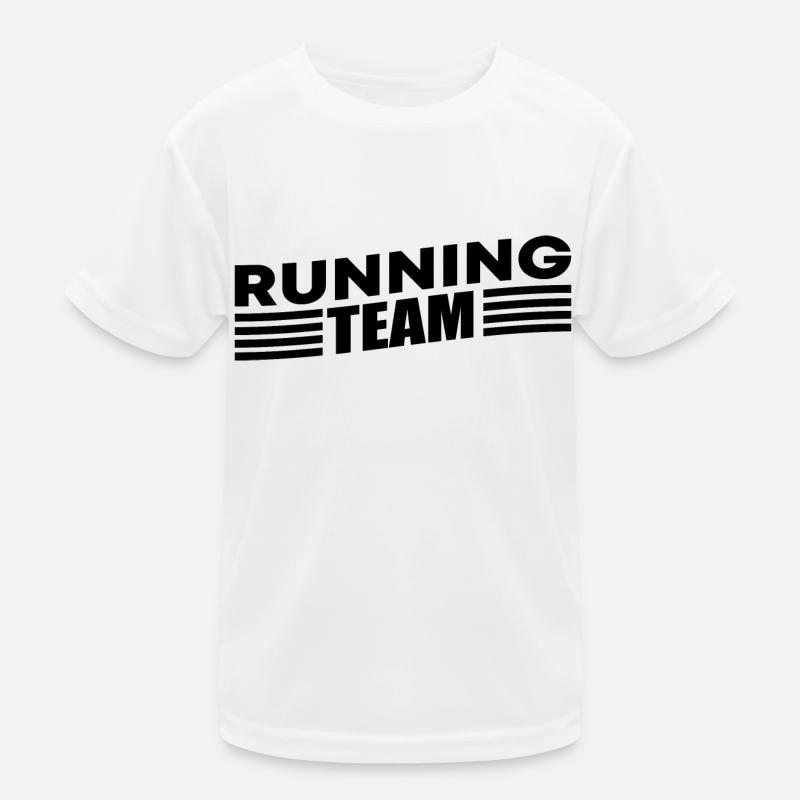 Running Team Running Marathon Trailrun Gift Kids Functional T-Shirt