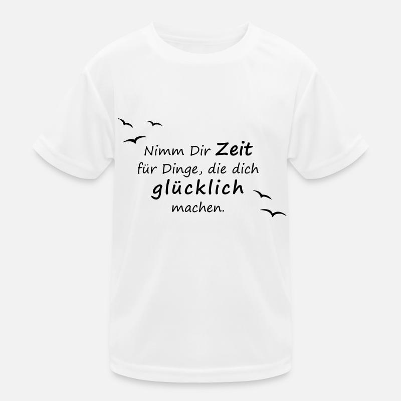 Nimm Dir Zeit Kinder Funktions-T-Shirt
