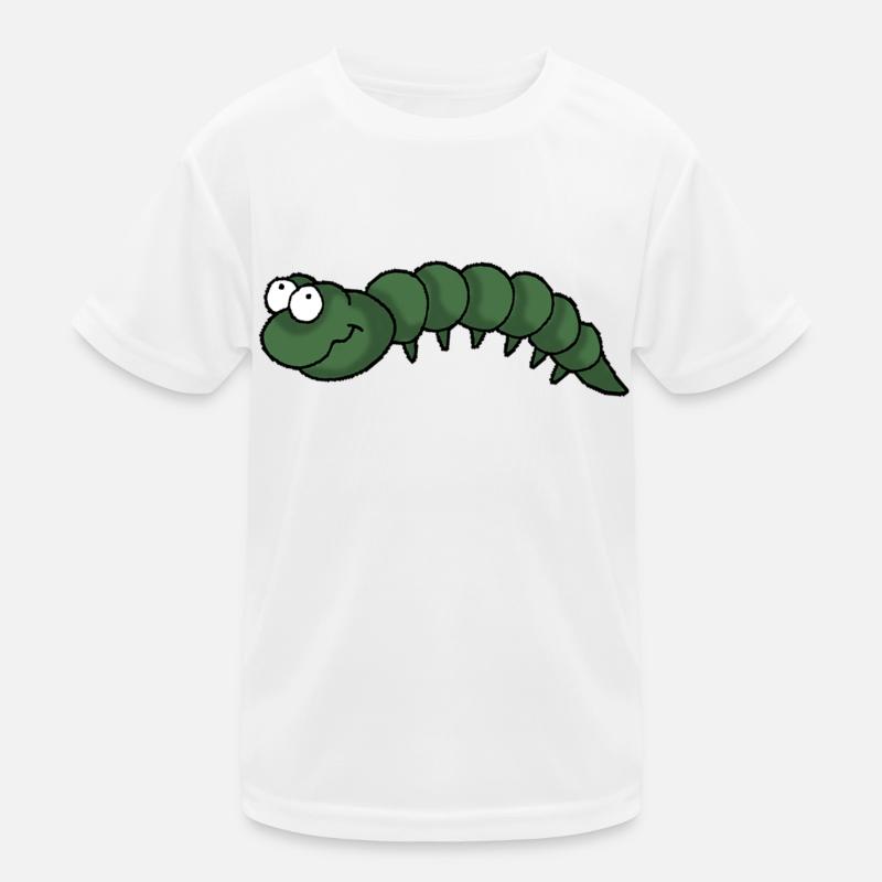 Raupe Kinder Funktions-T-Shirt