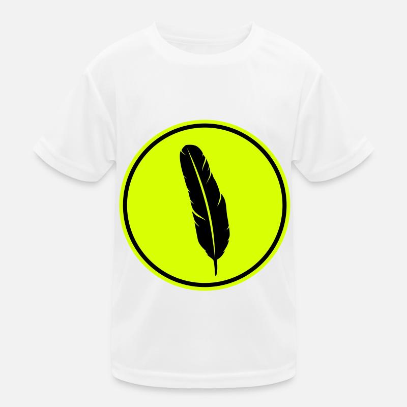 Feather symbol Kids Functional T-Shirt